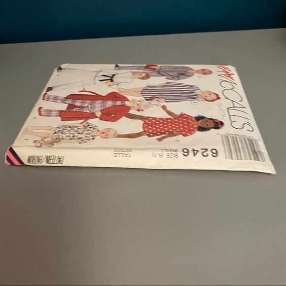 Vintage McCalls Childrebs PJs 6246 Sewing Pattern - Picture 9 of 14